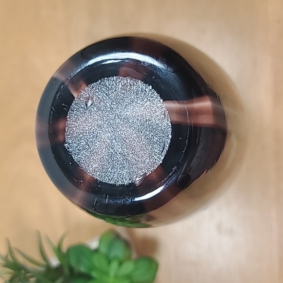 HAND-BLOWN glass vase - Picture 3 of 7